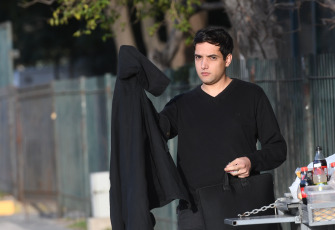 Buenos Aires, Argentina.- In the photos taken on June 5, 2023, the leader of the Federal Revolution group, Jonathan Morel, is seen appearing in the federal courts of Retiro for a new investigative statement in the case in which he is prosecuted for "incitement to collective violence" for uttering insults and threats against Mayor Jorge Ferraresi, Victoria Donda, Víctor Hugo Morales and two pro-government deputies. Morel maintained that he had "absolutely" nothing to do with the attack on Vice President Cristina Fernández de Kirchner.