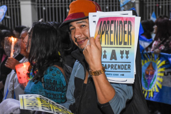 Jujuy, Argentina.- In the photos taken on July 5, 2023, teacher and state unions continue with the mobilizations demanding salary recomposition for both sectors. The rapid treatment and approval of the partial reform of the Constitution of Jujuy, amid massive protests, implied in its process repeated acts of repression, controversial raids, the preparation of cases and arrests questioned by human rights groups, on the completion of one month this Wednesday from the start of the protests.