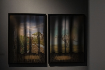 Buenos Aires, Argentina.- In the photos taken on September 22, 2023, Argentines visit a new edition of the National Hall of Visual Arts (SNVA), which on this occasion has as its headquarters the Kirchner Cultural Center (CCK), the Borges - both dependent on the Ministry of Culture - and the Paco Urondo Cultural Center of the UBA, all in the city of Buenos Aires, where the 212 selected works are exhibited under the curatorship of Guillermina Mongan.