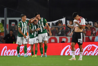 Buenos Aires, Argentina.- En las fotos tomadas el 18 de febrero del 2024, durante el partido River vs. Banfield, por el Grupo B de la Copa de la Liga en el Monumental. River y Banfield igualaron 1 a 1. Braian Galván y Pablo Solari marcaron los goles del encuentro.
