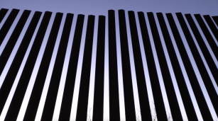 Muro fronterizo entre Estados Unidos y México en Texas